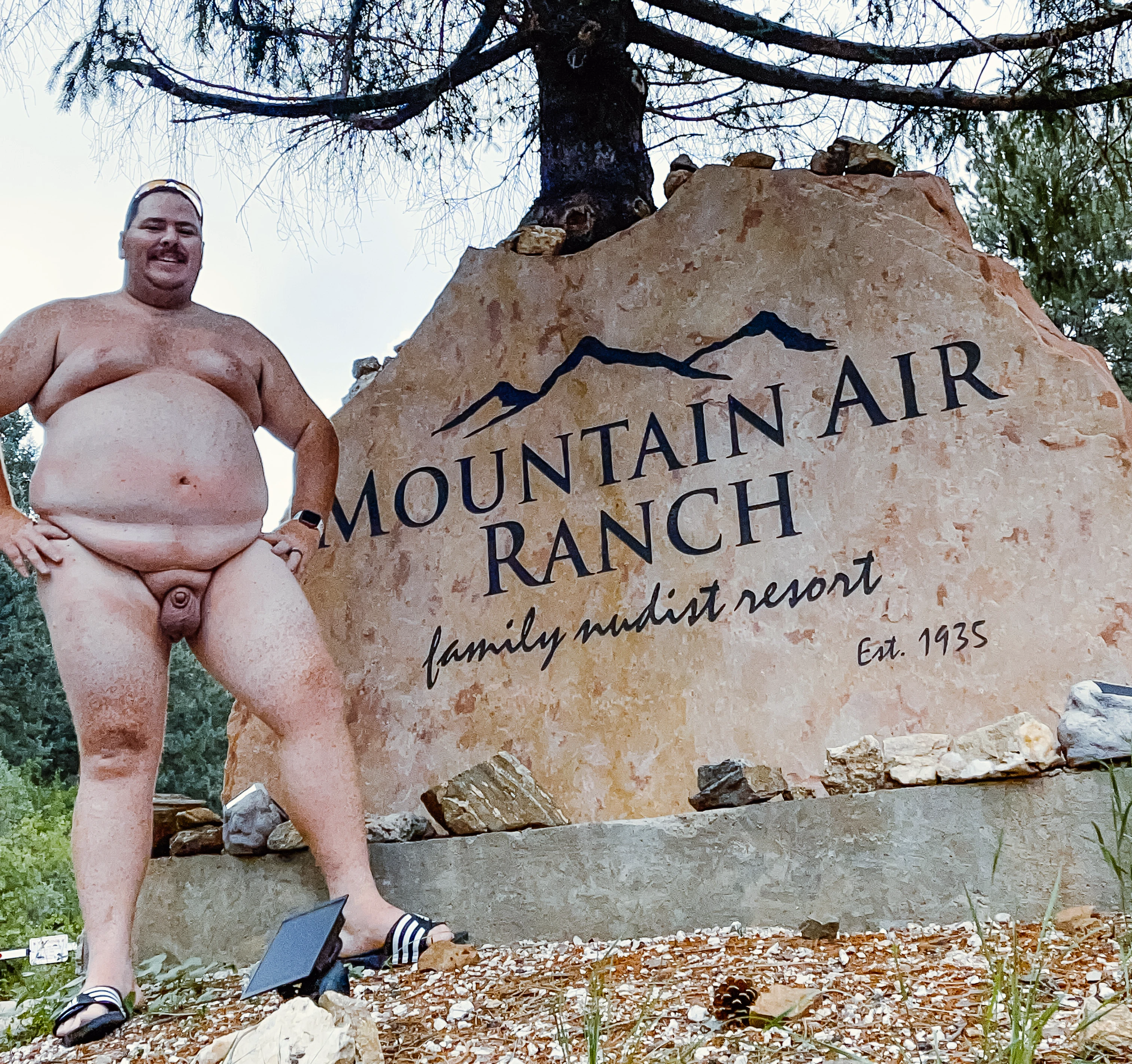 dustin cox mountain air ranch sign